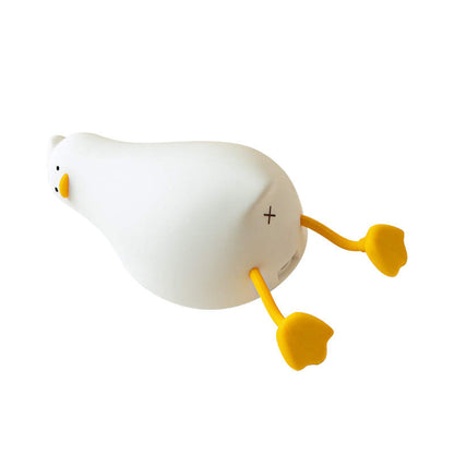 TapDuck - Cute Duck Night Light for Kids, USB Rechargeable Silicone Soft Animal Duck Night Lamp